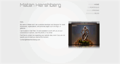 Desktop Screenshot of matanhershberg.com